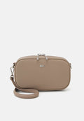 Lacoste CROSSOVER BAG - Cross body bag - taupe
