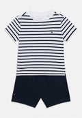 ESSENTIAL STRIPE T-SHIRT AND SHORTS SET Media 1