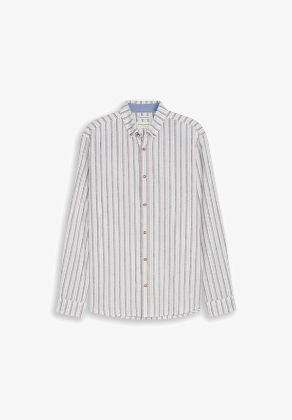 TOM TAILOR Shirt - white multicolor stripe
