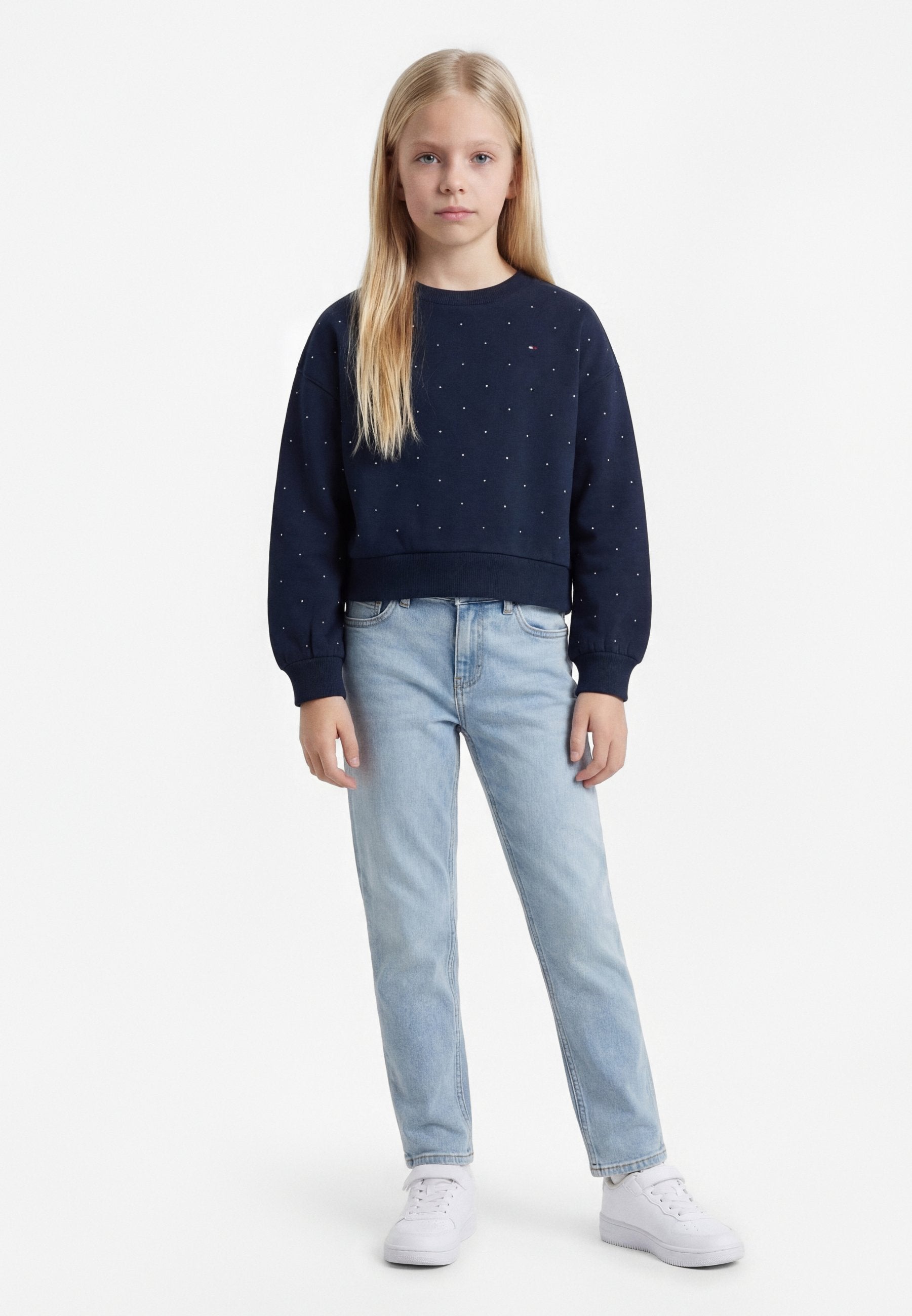 FESTIVE STUD RELAXED FLEECE SWEATSHIRT Media 2