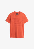 Superdry & Co WORKWEAR EMBOSSED - Print T-shirt - red marl