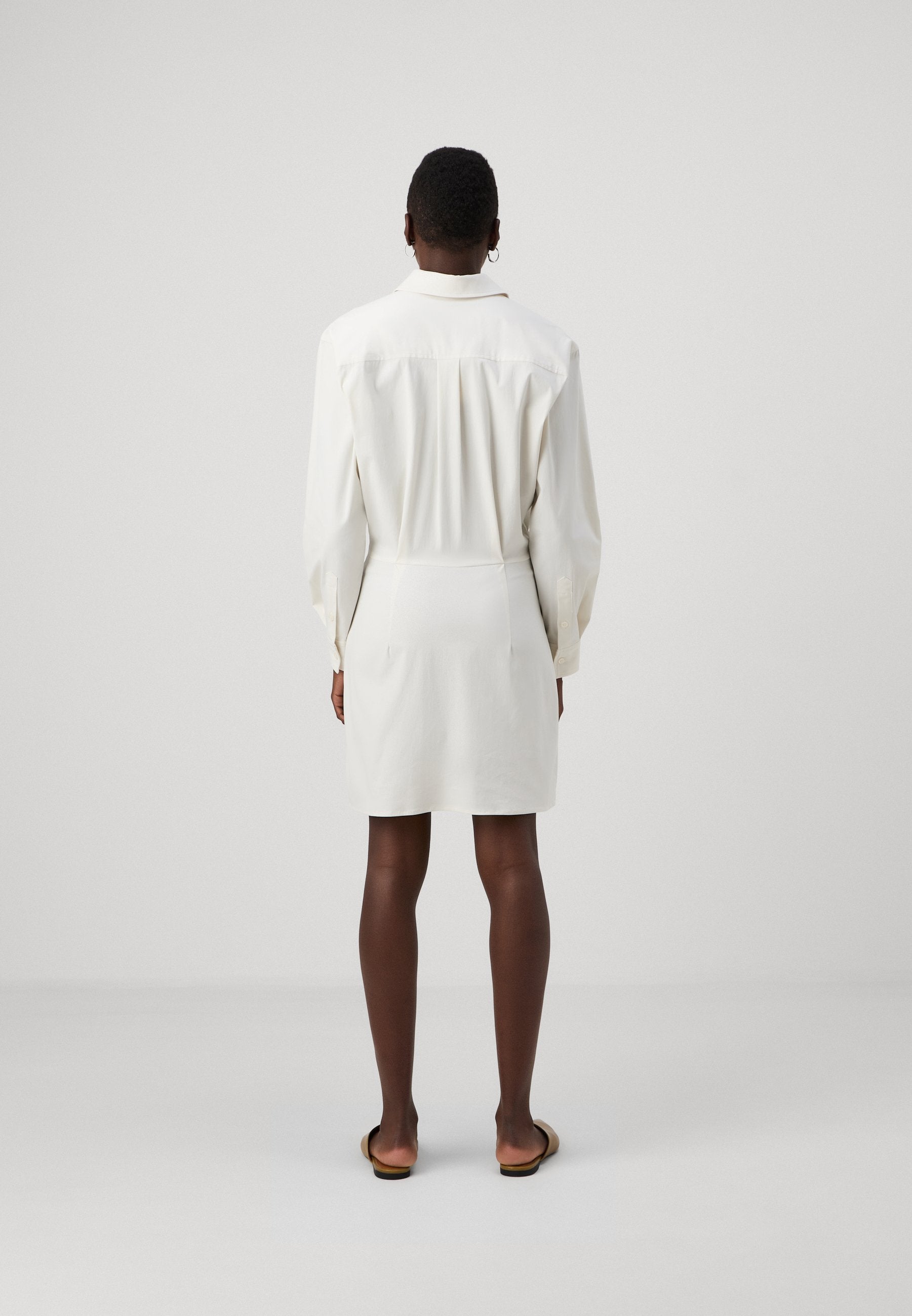 Good American STRETCH SHIRT DRESS