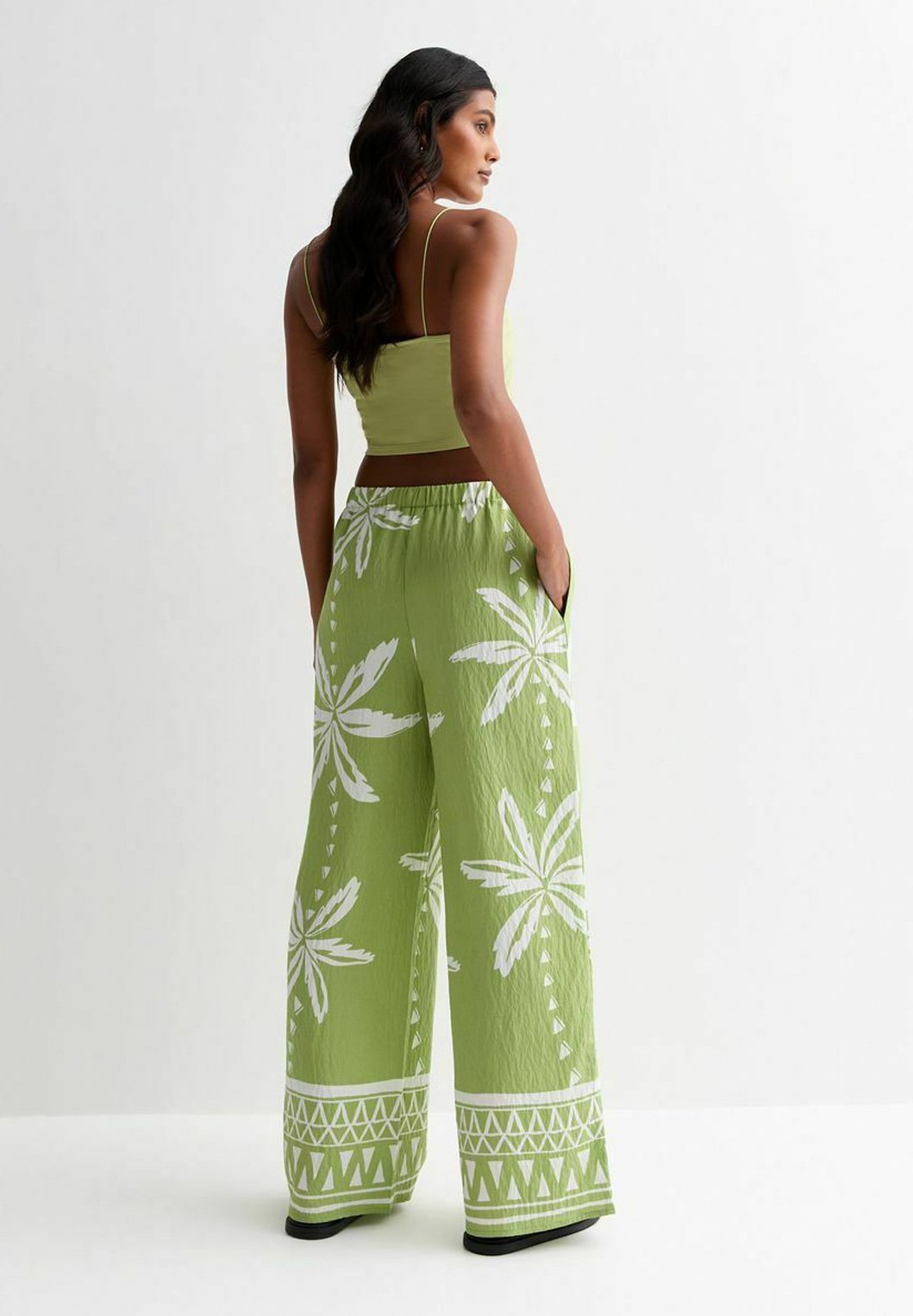 New Look PALM TREE  WIDE LEG