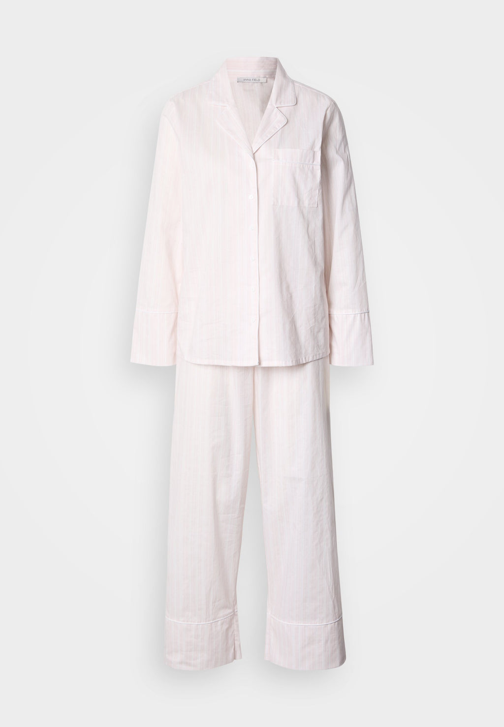 Anna Field COTTON WOVEN STRIPE NIGHTWEAR SET