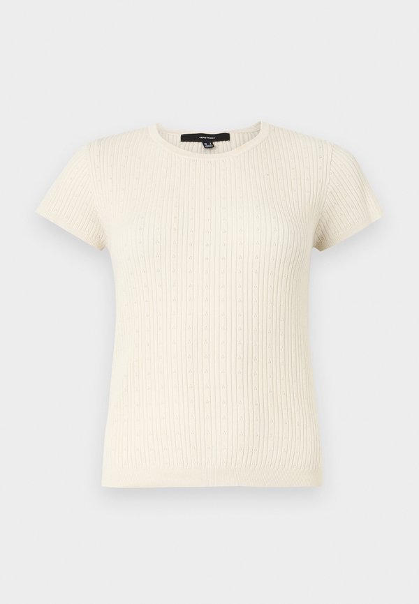 Vero Moda Knitted VMSILJE Knitted - Print T-shirt - birch