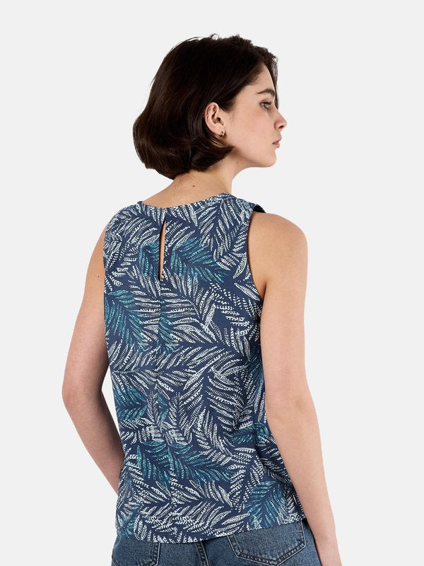 Apricot BATIK LEAF PRINT
