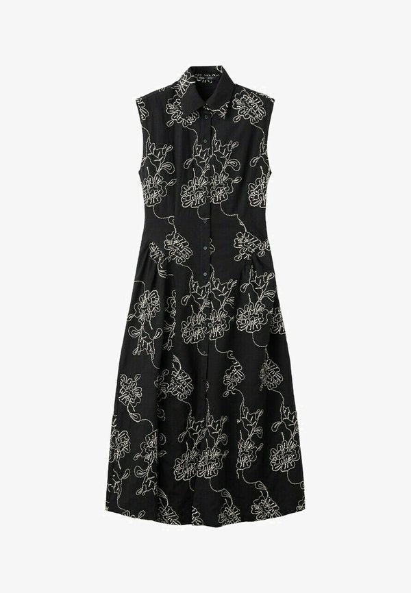 Mango ADULT - Shirt dress - black
