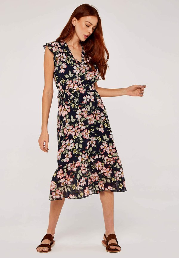 Apricot SMOCK DET SOFT FLORAL