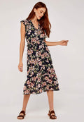 Apricot SMOCK DET SOFT FLORAL