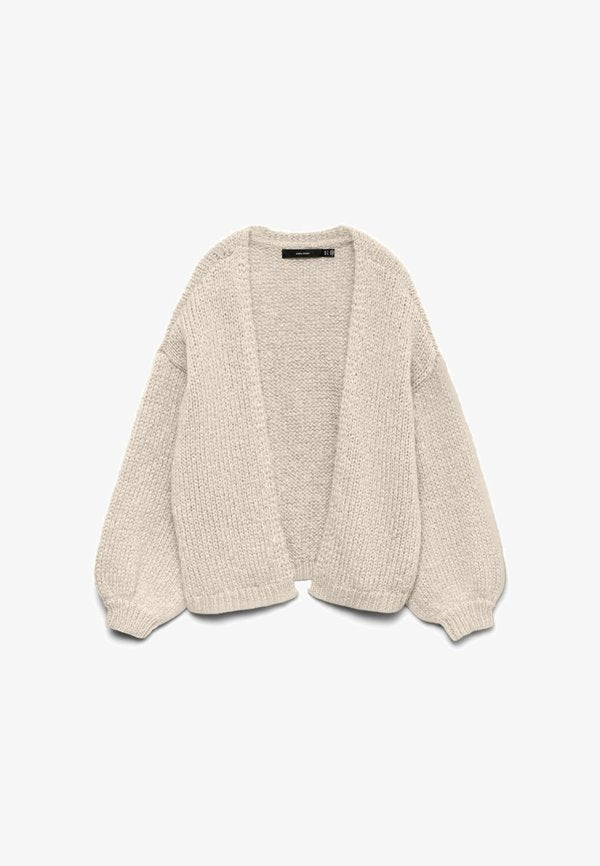 Vero Moda VMMAYBE OPEN CARDIGAN - Cardigan - birch