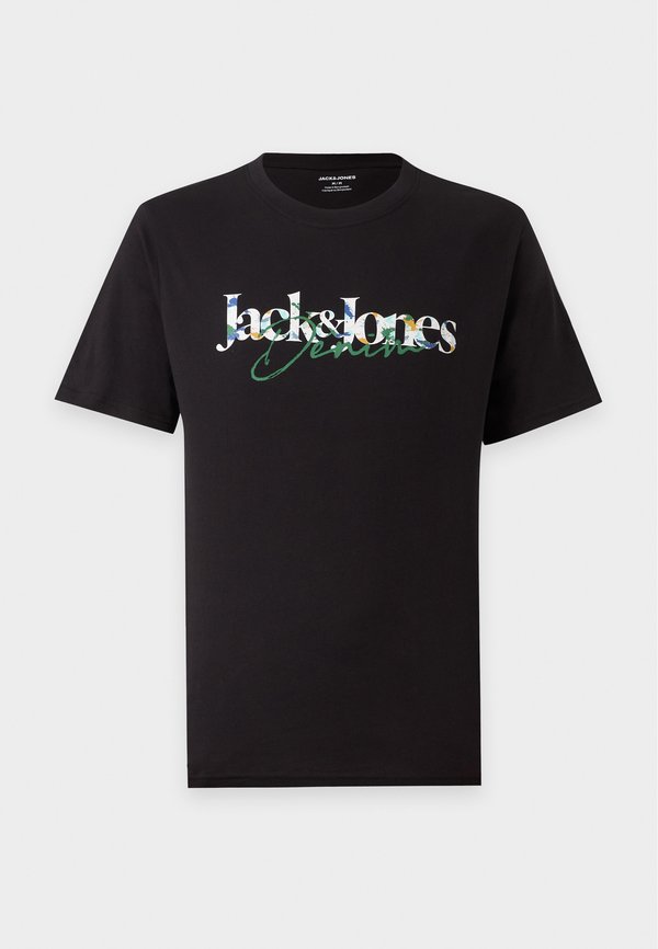Jack & Jones JJTOM TEE CREW NECK - Print T-shirt - black