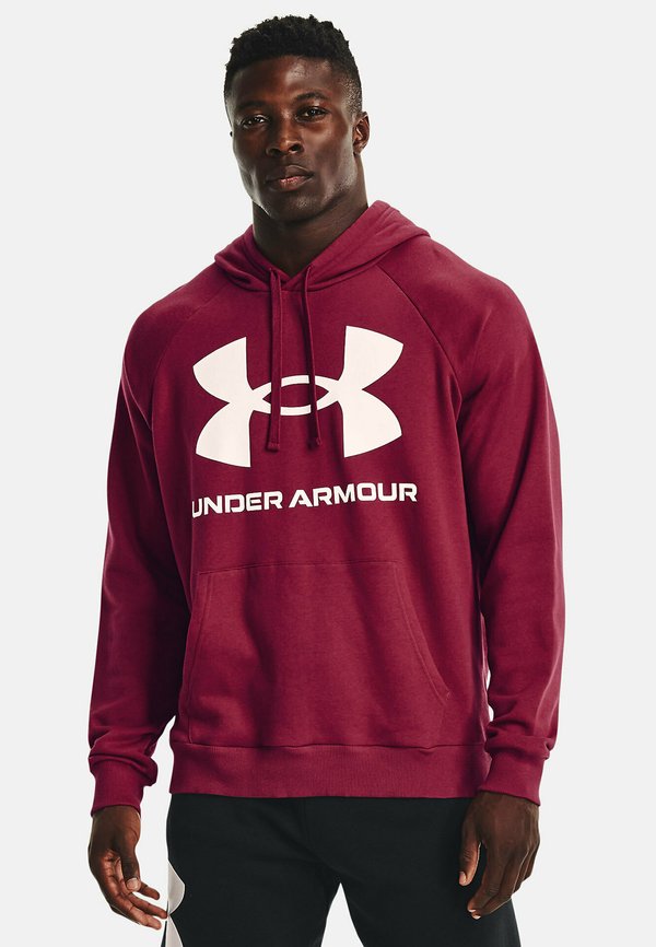 Under Armour RIVAL BIG HD - Hoodie - pink