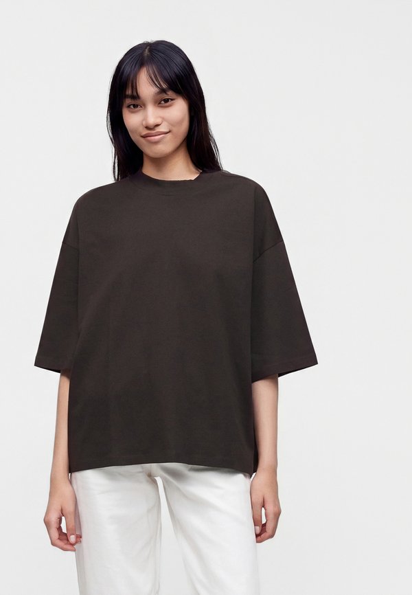 Vero Moda VMMOLLY - Long sleeved top - chocolate torte