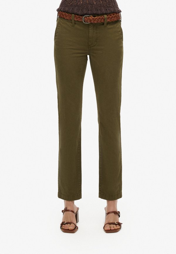 Superdry & Co MID RISE - Chinos - grey marl jaffa