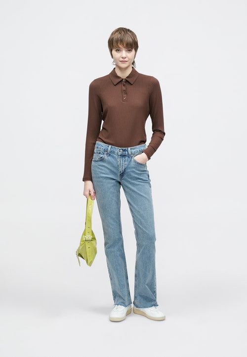 Abercrombie & Fitch MEDIUM CREASE FRAY HEM BOOTCUT