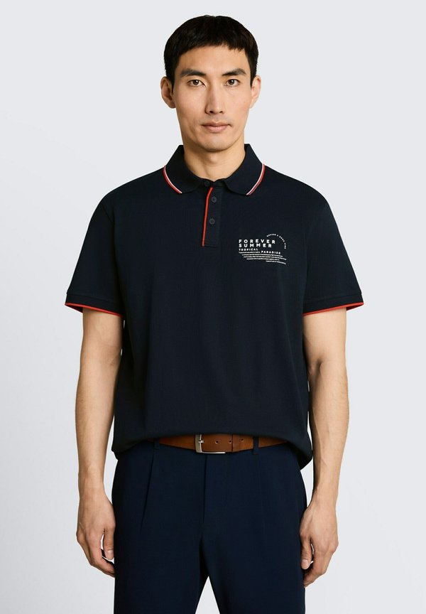 TOM TAILOR Print T-shirt - sky captain blue