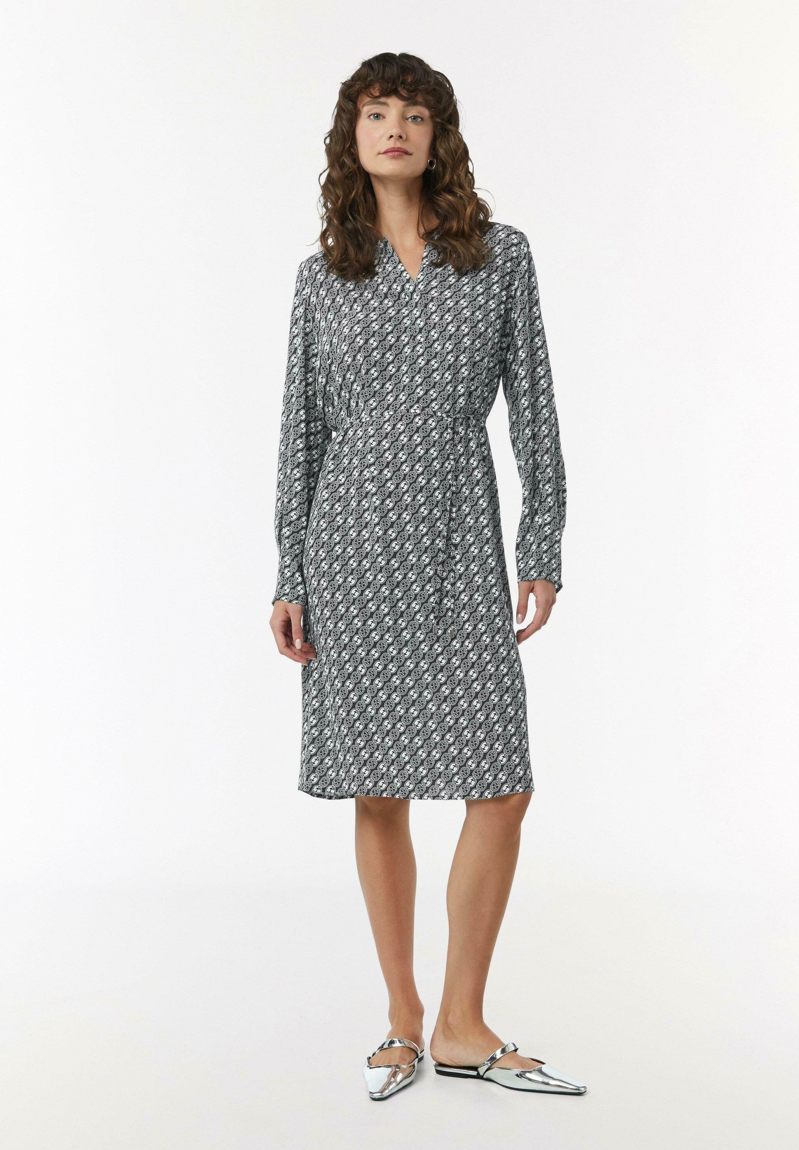 comma CRÊPE MIT ALL OVER PRINT