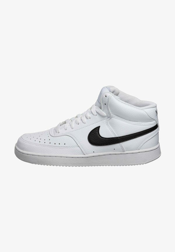 Nike Sportswear COURT VISION MID NEXT NATURE - High-top trainers - white black white