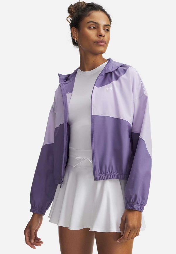 Under Armour UA RIVAL WOVEN JKT HD - Training jacket - purple luxe