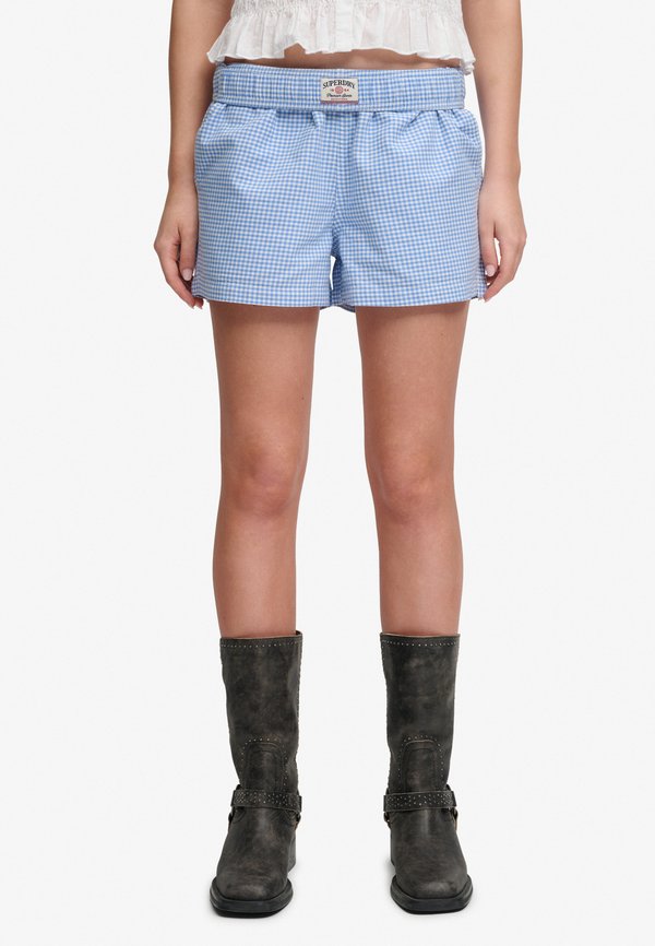 Superdry & Co Shorts - blue bonnet gingham