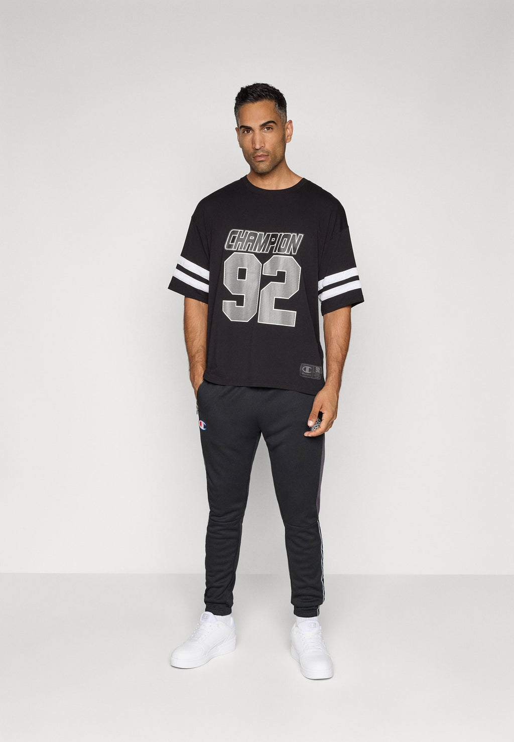Champion SPORT HERITAGE ELASTIC CUFF PANTS INTERLOCK