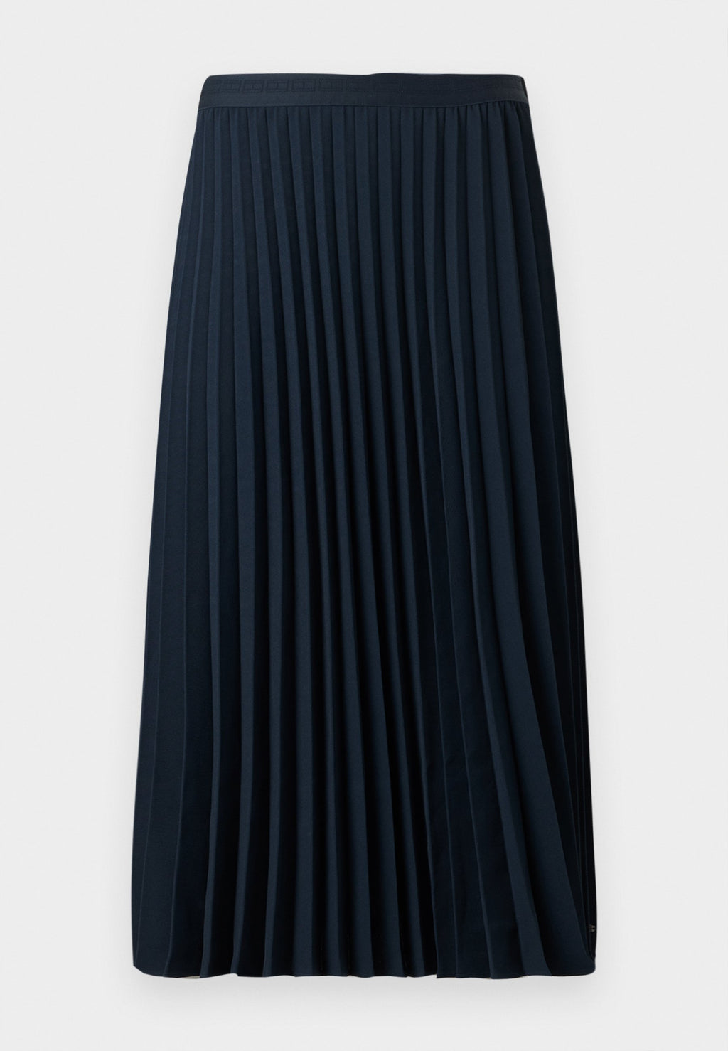 PLEATED TWILL MIDI SKIRT Media 1