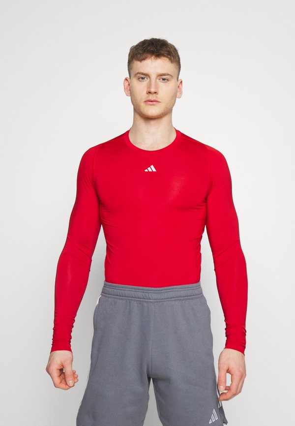 adidas Performance TECHFIT LS TEE M - Undershirt - team power red
