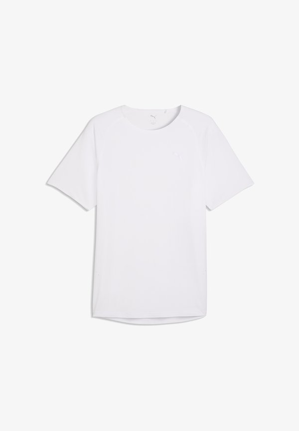 Puma M RUN CLOUDSPUN TEE - Basic T-shirt - white