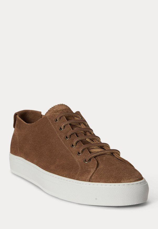 Polo Ralph Lauren JERMAIN DECONSTRUCTED CALF-SUEDE SNEAKER