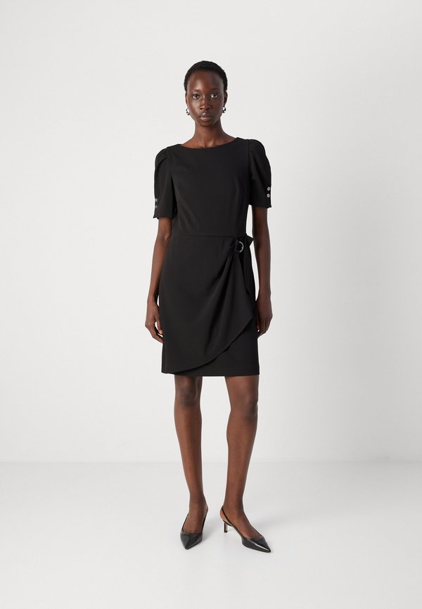 DKNY FAUX WRAP SKIRT