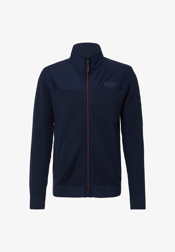 s.Oliver MIT STEHKRAGEN - Cardigan - navy