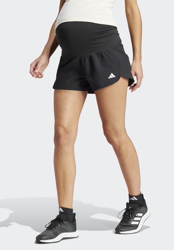 adidas Performance PACER WOVEN STRETCH TRAINING MATERNITY - Sports shorts - black