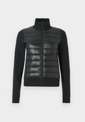 LIGHTWEIGHT MIXED KNIT PADDED JACKET Media 1