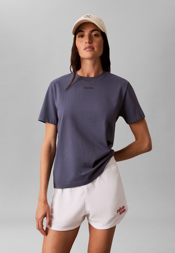 Calvin Klein CLASSIC LOGO TEE - Basic T-shirt - blue
