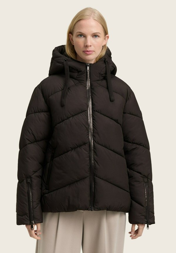 TOM TAILOR Winter jacket - deep black