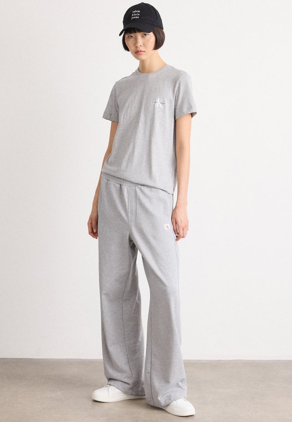 Calvin Klein Jeans MONOLOGO TEE 2 PACK - Basic T-shirt - heroic grey heather