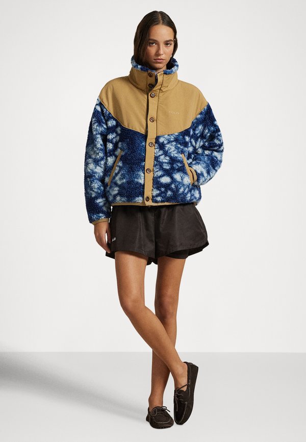 Polo Ralph Lauren TIE-DYE HYBRID FLEECE-RIPSTOP JACKET