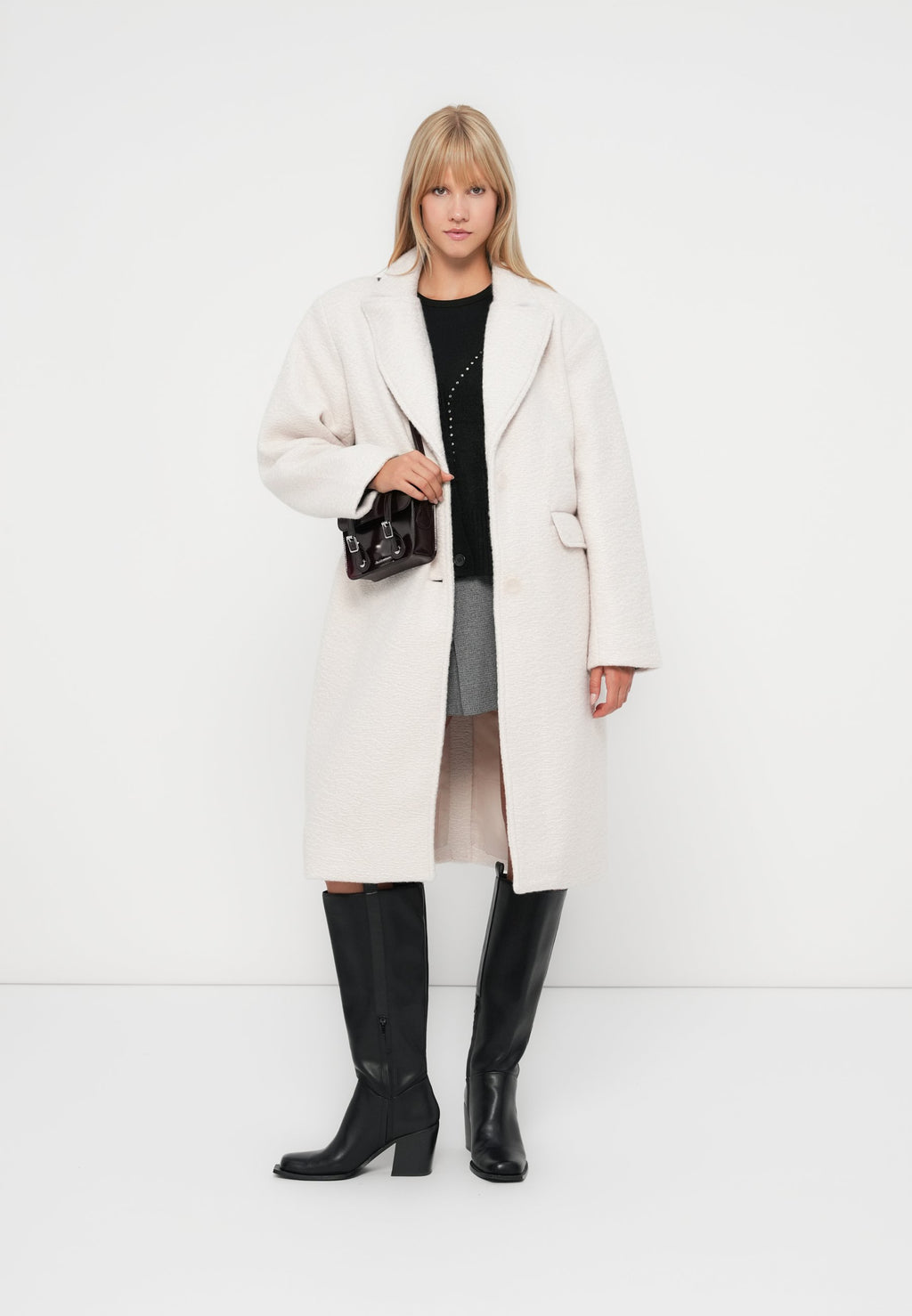 ONLY ONLSANNE BOUCLE COAT