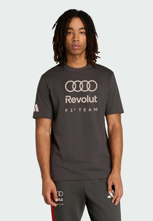 adidas Performance AUDI FORMULA ONE TEAM DNA GRAPHIC TEE - Basic T-shirt - utility black