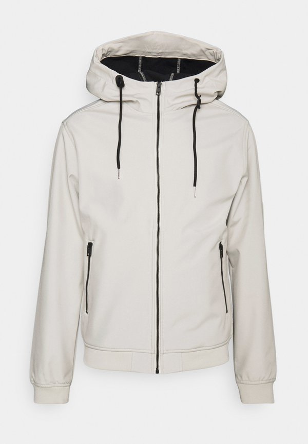 Jack & Jones JJEBASIC SOFTSHELL HOOD NOOS - Outdoor jacket - moonbeam