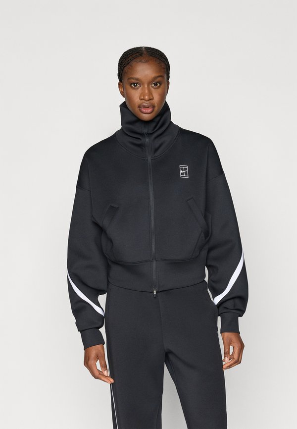 Nike Performance NIKECOURT ADVANTAGE JACKET - Training jacket - black/white