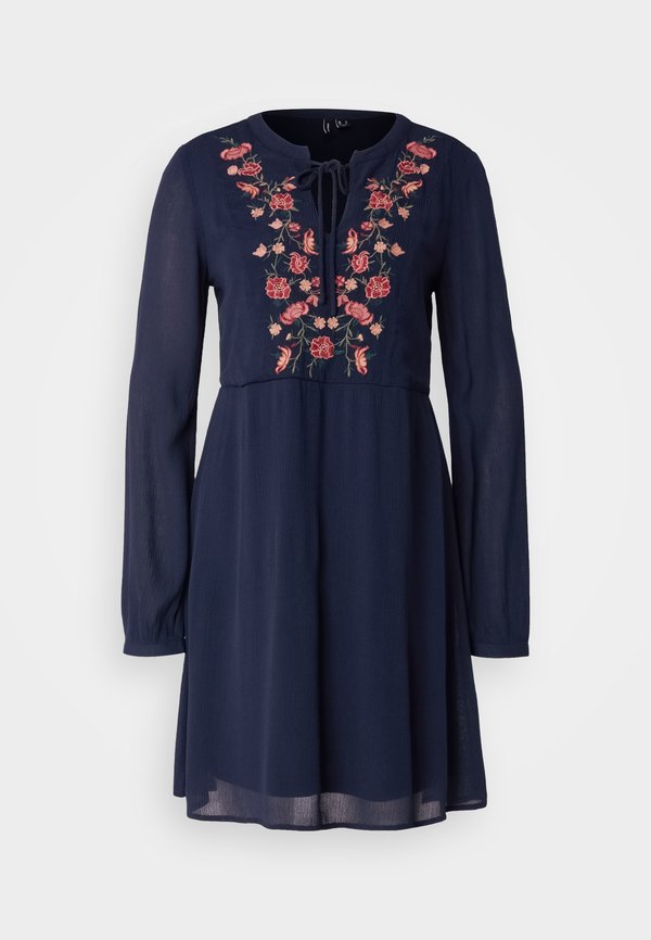 Vero Moda VMMINA SHORT DRESS  - Day dress - navy