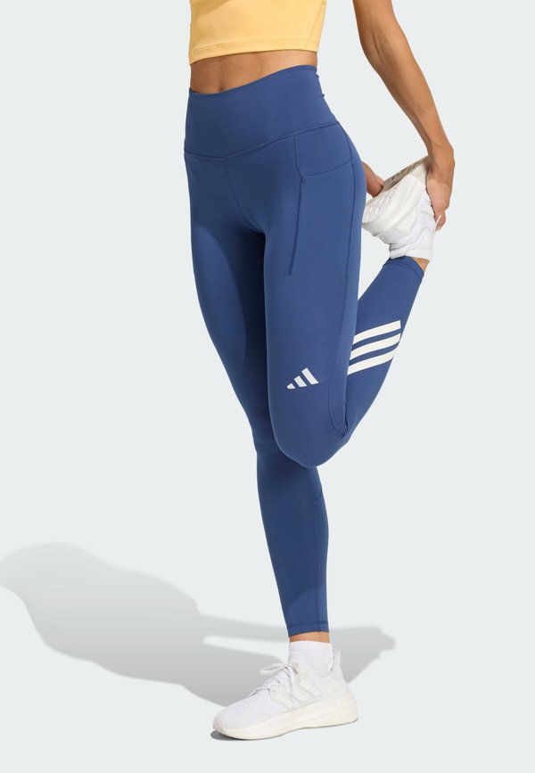adidas Performance ADI365 3S 1/1 L - Running tights - tech indigo