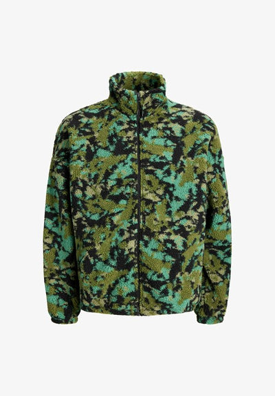 Jack & Jones Fleece sweat Fleece sweat - Fleece jacket - pirate black