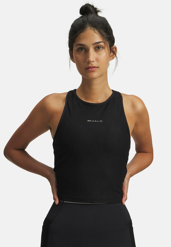 Under Armour HALO JACQUARD KNIT - Top - ultimate black