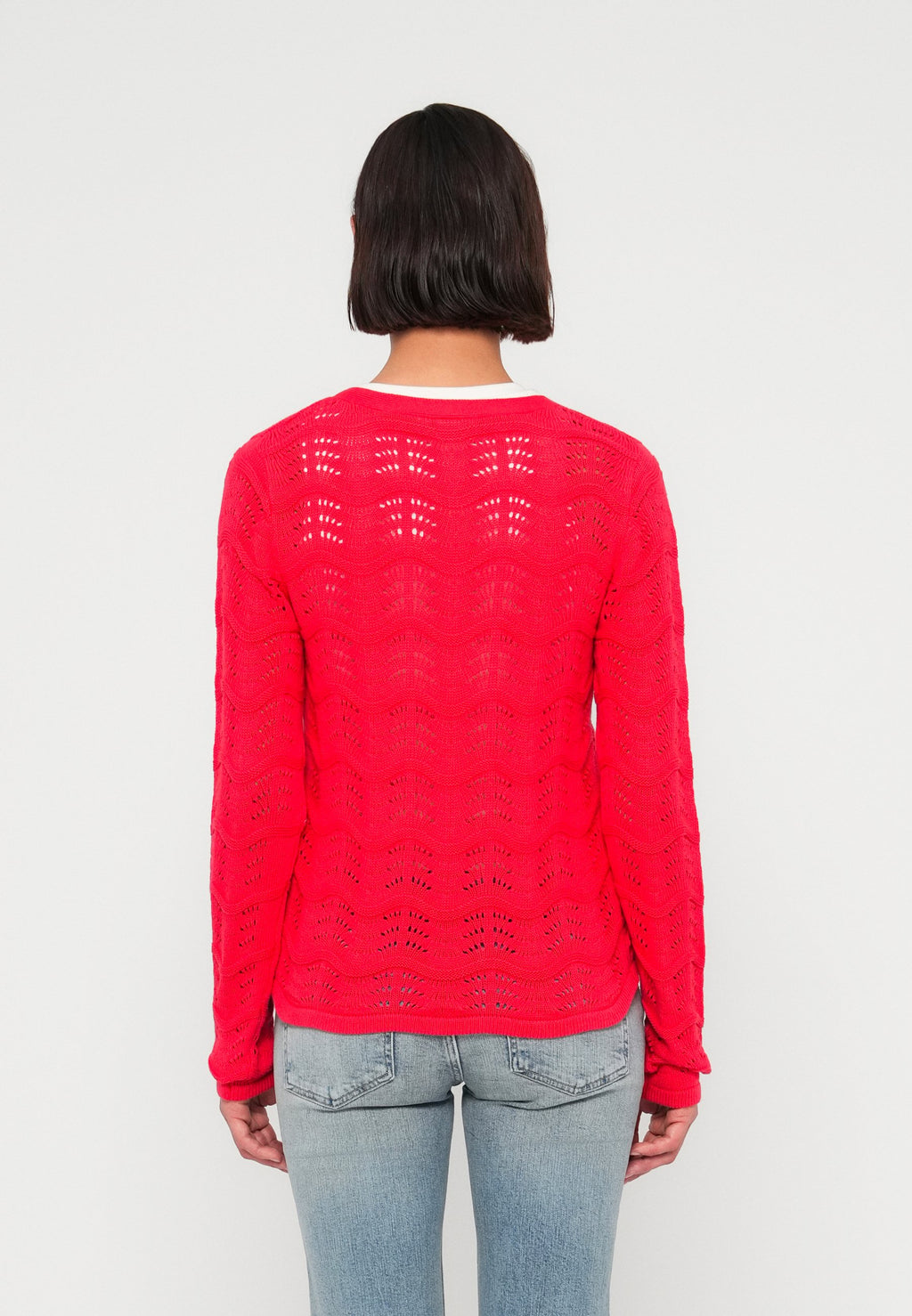 VILA Knitted VIWAVE Tie front
