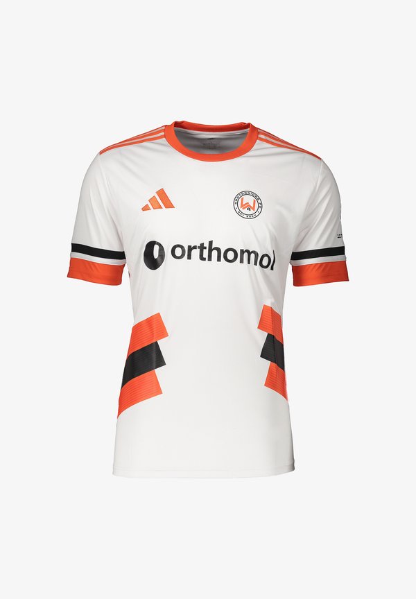 adidas Performance ADIDAS PERFORMANCE WONTORRIORS FC TRIKOT 3RD 2025 WEISS FUSSBALL  - Sports T-shirt - weissorange