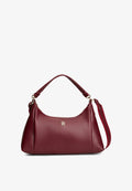 Tommy Hilfiger ESSENTIAL CROSSBODY SHOULDER BAG - Handbag - velvet maroon