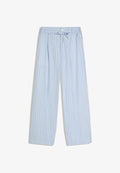 Bershka STRIPES SUPER BAGGY- TROUSERS - Trousers - dark blue