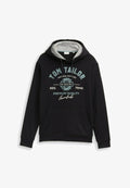 TOM TAILOR Hoodie - almost black